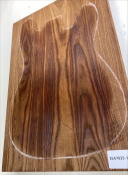 Body Swamp Ash, 3-pcs., Choco thermo-treated, Unique Piece #157